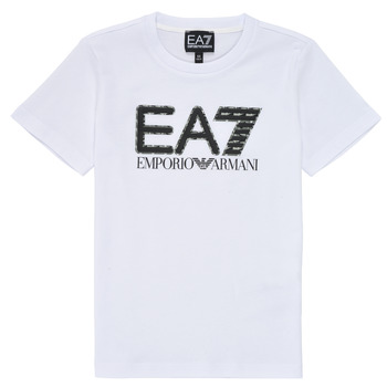 Abbigliamento Bambino T-shirt maniche corte Emporio Armani EA7 3KBT53-BJ02Z-1100 Bianco