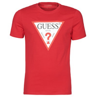 Abbigliamento Uomo T-shirt maniche corte Guess CN SS ORIGINAL LOGO TEE Rosso