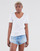 Abbigliamento Donna T-shirt maniche corte Tommy Jeans SOFT JERSEY V NECK Bianco