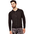 Image of Maglione Guess Pull Homme Zippé Bomber Noir (rft)