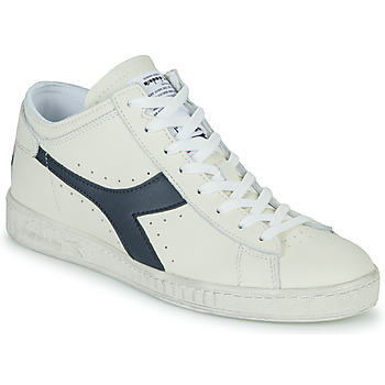 Scarpe Sneakers alte Diadora GAME L WAXED ROW CUT Bianco / Marine