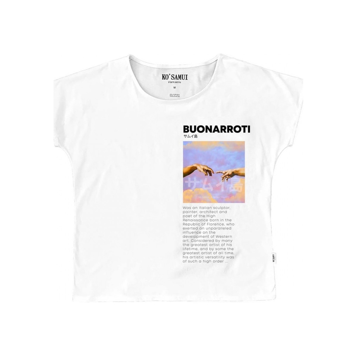 Abbigliamento Donna T-shirt & Polo Ko Samui Tailors Art Fresco T-shirt Bianco  KSUTE C36 FRESCO W Bianco