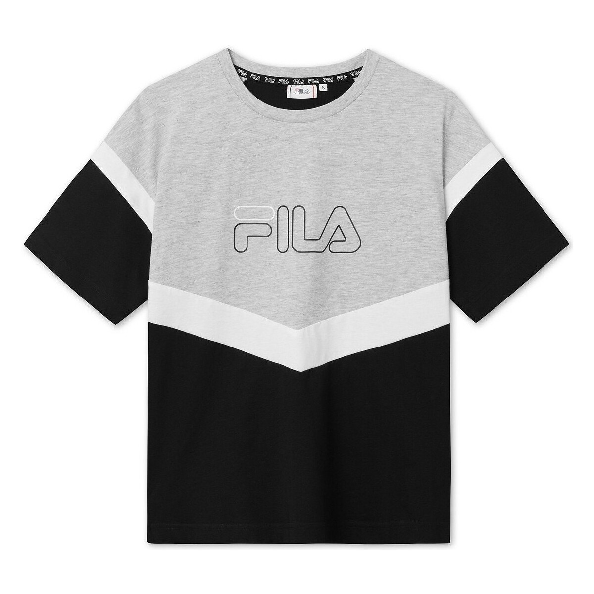 Abbigliamento Donna T-shirt & Polo Fila T-shirt  WOMEN LAETA tee 683162 donna grigio Grigio