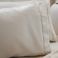 Casa Federa cuscino / testata Belledorm Pair BM117 Bianco