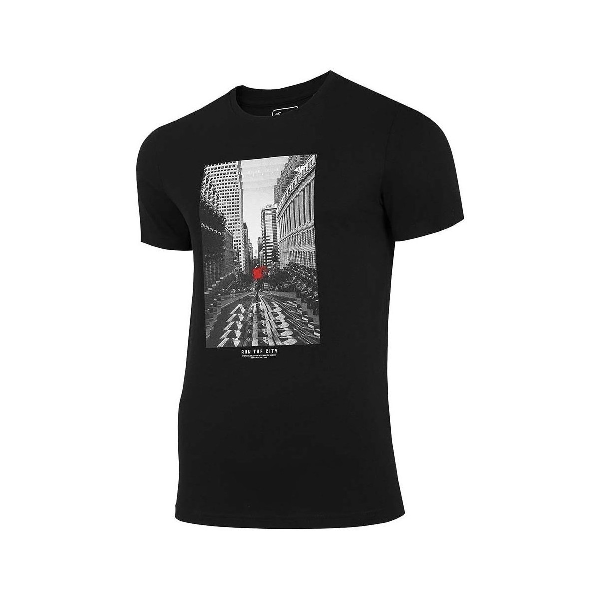 Abbigliamento Uomo T-shirt maniche corte 4F TSM020 Nero