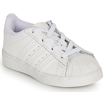 Scarpe Unisex bambino Sneakers basse adidas Originals SUPERSTAR EL I Bianco