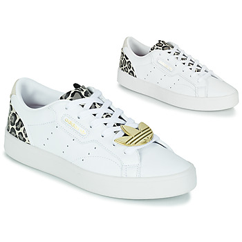 Scarpe Donna Sneakers basse adidas Originals adidas SLEEK W Bianco / Leopard