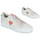 Scarpe Donna Sneakers basse adidas Originals NIZZA  TREFOIL W Bianco / Rosso