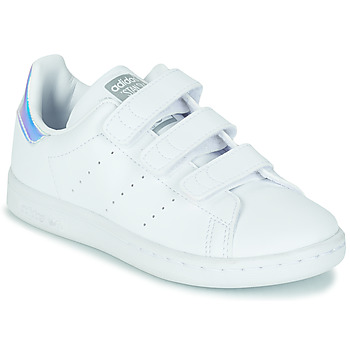 Scarpe Bambina Sneakers basse adidas Originals STAN SMITH CF C SUSTAINABLE Bianco
