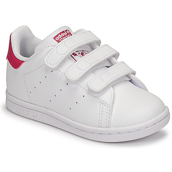 Scarpe Bambina Sneakers basse adidas Originals STAN SMITH CF I SUSTAINABLE Bianco / Rosa