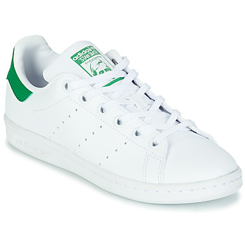 Scarpe Unisex bambino Sneakers basse adidas Originals STAN SMITH J SUSTAINABLE Bianco / Verde