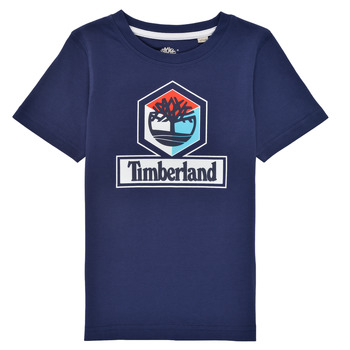 Abbigliamento Bambino T-shirt maniche corte Timberland GRISS Marine