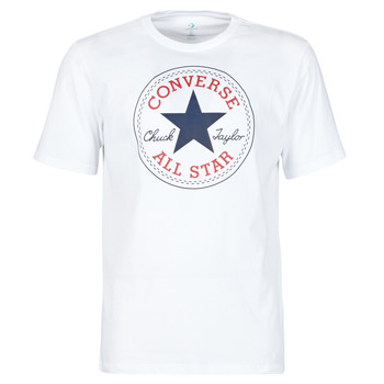 Abbigliamento Uomo T-shirt maniche corte Converse NOVA CHUCK PATCH TEE Bianco