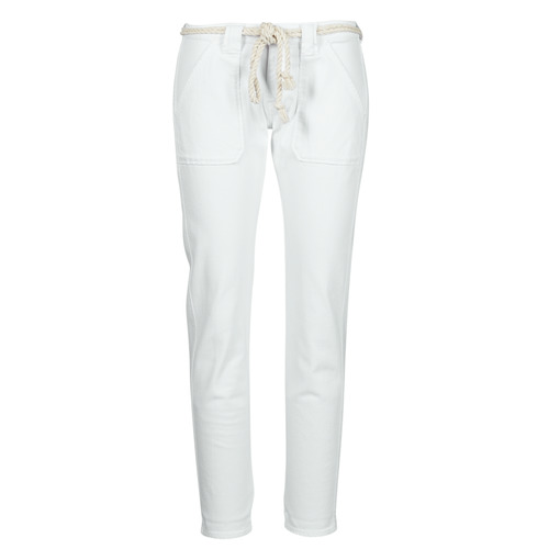 Abbigliamento Donna Pantaloni 5 tasche Le Temps des Cerises EZRA Bianco