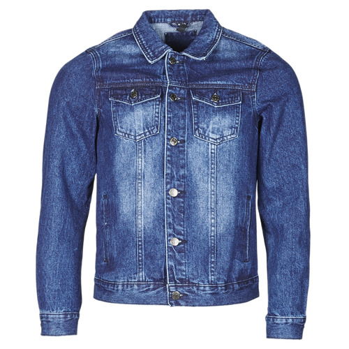Abbigliamento Uomo Giacche in jeans Yurban OPSI Blu / Medium