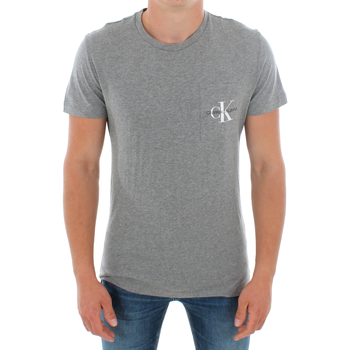 Abbigliamento Uomo T-shirt maniche corte Calvin Klein Jeans J30J311023 039 LIGHT GREY MELANGE Gris
