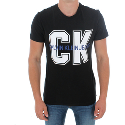 Abbigliamento Uomo T-shirt maniche corte Calvin Klein Jeans J30J313241 099 BLACK Negro