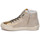Scarpe Donna Sneakers alte Meline NK1384 Oro