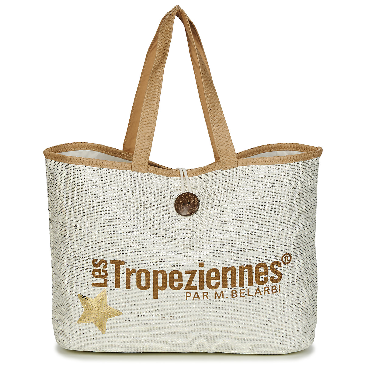 Borse Donna Tote bag / Borsa shopping Les Tropéziennes par M Belarbi PANAMA Beige