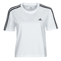Abbigliamento Donna T-shirt maniche corte adidas Performance W 3S CRO T Bianco