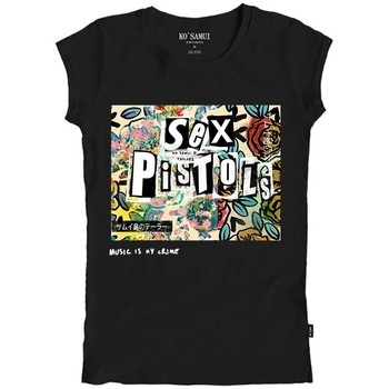 Abbigliamento Donna T-shirt & Polo Ko Samui Tailors Sex Pistols Music T-Shirt Nero  KSUTB 809 PIST Nero