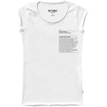 Abbigliamento Donna T-shirt & Polo Ko Samui Tailors The Little Prince Library T-Shirt Bianco  KSUT Bianco