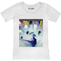 T-shirt Ko Samui Tailors  Shine Plumage T-Shirt Bianco  KSUTF C14 PLUMA