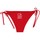Abbigliamento Uomo Costume / Bermuda da spiaggia Calvin Klein Jeans Slip Bikini String Side Rosso  CKLKW0KW00 Rosso