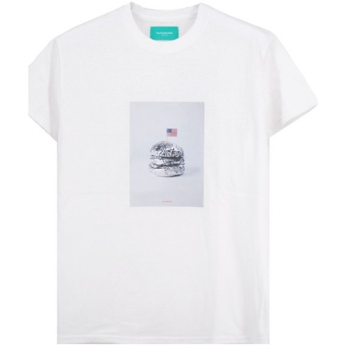 Abbigliamento Uomo T-shirt & Polo Backsideclub T-Shirt Silver Bianco  BSCTH 118 SILVER W Bianco