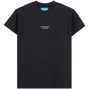 Abbigliamento Uomo T-shirt & Polo Backsideclub T-Shirt Wi-Fi Nero  BSCTH 135 WIFI BLK Nero