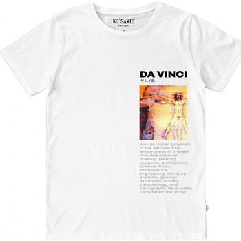 Abbigliamento Uomo T-shirt & Polo Ko Samui Tailors Art Vetruvian T-Shirt Bianco  KSUTT C35 VETRU Bianco