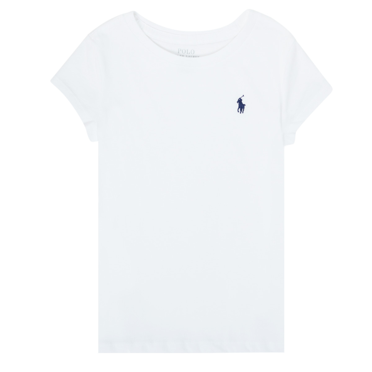Abbigliamento Bambina T-shirt maniche corte Polo Ralph Lauren ZALLIE Bianco