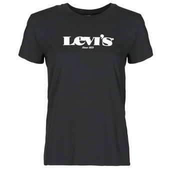 Abbigliamento Donna T-shirt maniche corte Levi's THE PERFECT TEE Nero