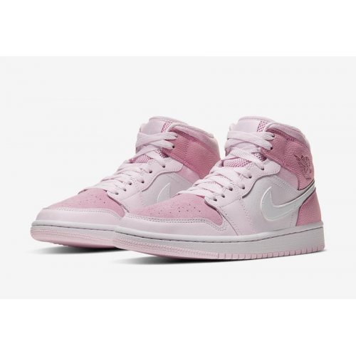 Nike Air Jordan 1 Mid WMNS “Digital Pink” Digital Pink/White-Pink Foam-Sail  - Consegna gratuita | Spartoo.it ! - Scarpe Sneakers basse 130,00 €