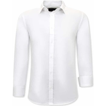 Abbigliamento Uomo Camicie maniche lunghe Tony Backer 115176590 Bianco
