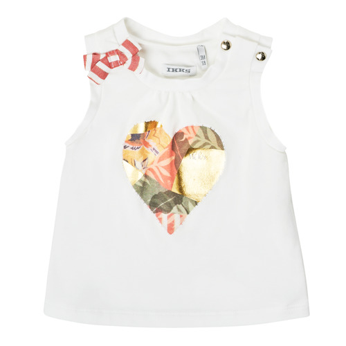 Abbigliamento Bambina Top / T-shirt senza maniche Ikks XS10030-19 Bianco
