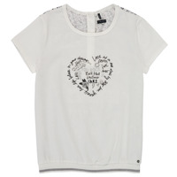 Abbigliamento Bambina T-shirt maniche corte Ikks XS10242-19-C Bianco
