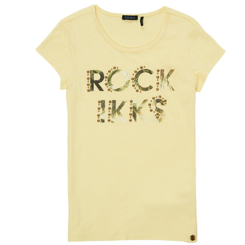 Abbigliamento Bambina T-shirt maniche corte Ikks XS10182-73-C Giallo