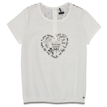 Abbigliamento Bambina T-shirt maniche corte Ikks XS10242-19-J Bianco