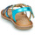 Scarpe Bambina Sandali Mod'8 CALICOT Turquoise / Oro