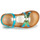 Scarpe Bambina Sandali Mod'8 CALICOT Turquoise / Oro