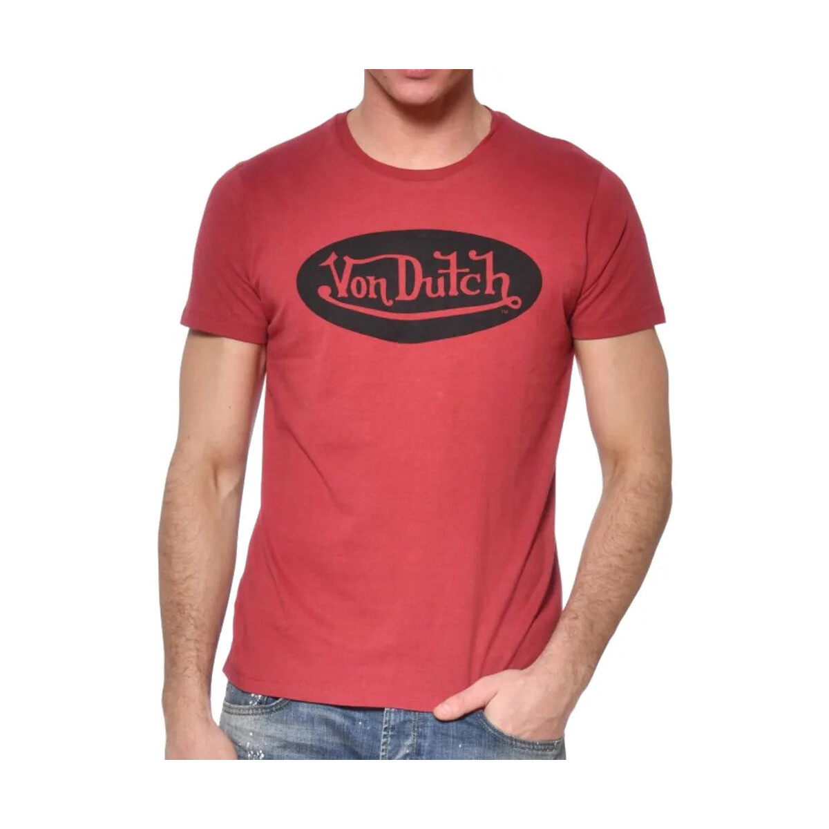 Abbigliamento Uomo T-shirt & Polo Von Dutch VD/TSC/FRONT Rosso