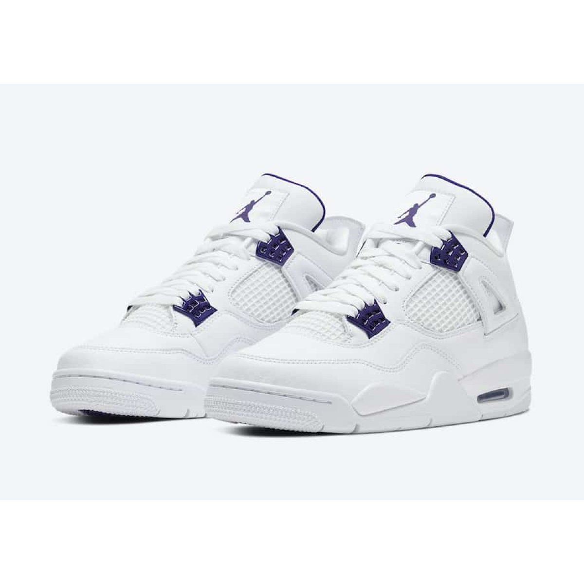 Nike Air Jordan 4 Metallic Purple White 