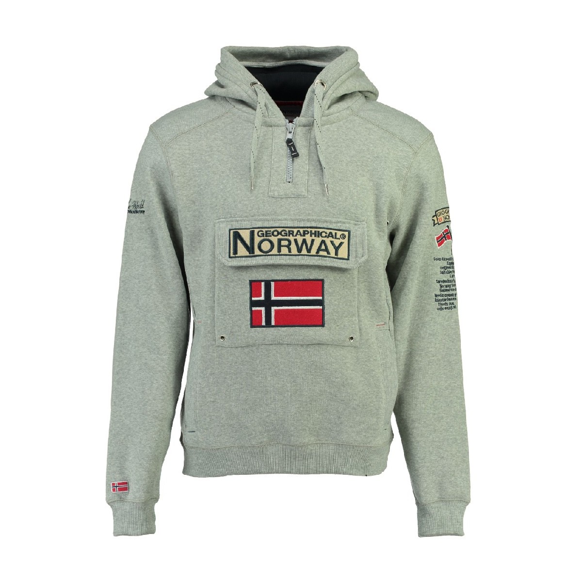 Abbigliamento Bambino Felpe Geographical Norway GYMCLASS Grigio