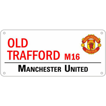 Casa Poster Manchester United Fc SG10842 Rosso