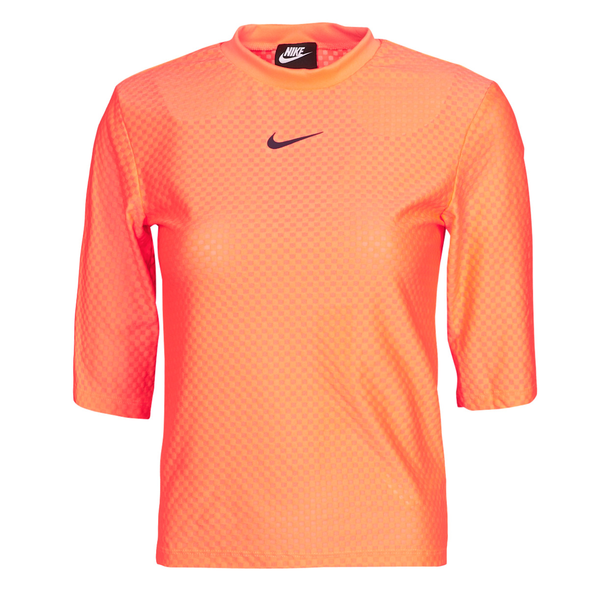 Abbigliamento Donna T-shirt maniche corte Nike NSICN CLSH TOP SS MESH Arancio