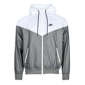 Abbigliamento Uomo giacca a vento Nike NSSPE WVN LND WR HD JKT Grigio / Bianco / Nero