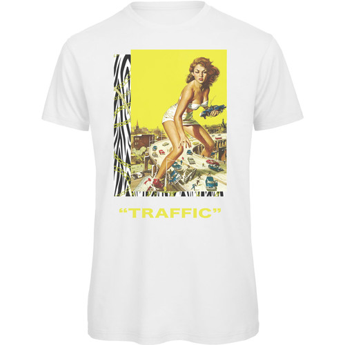 Abbigliamento Uomo T-shirt maniche corte Openspace Traffic Bianco
