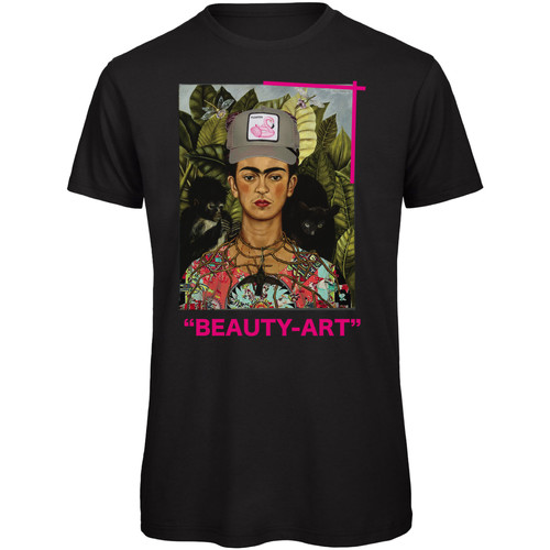 Abbigliamento Donna T-shirt maniche corte Openspace Beauty Art Nero
