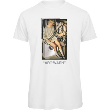 Abbigliamento Donna T-shirt maniche corte Openspace Art Wash Bianco